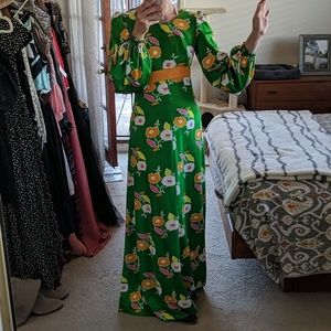 Vintage 60s Maxi Dress